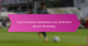 Trips Formation: Kombinace tras, Defenzivní úpravy, Rozestupy